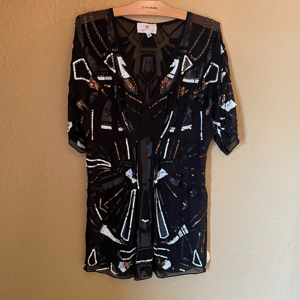 Forever Unique Sequin Top